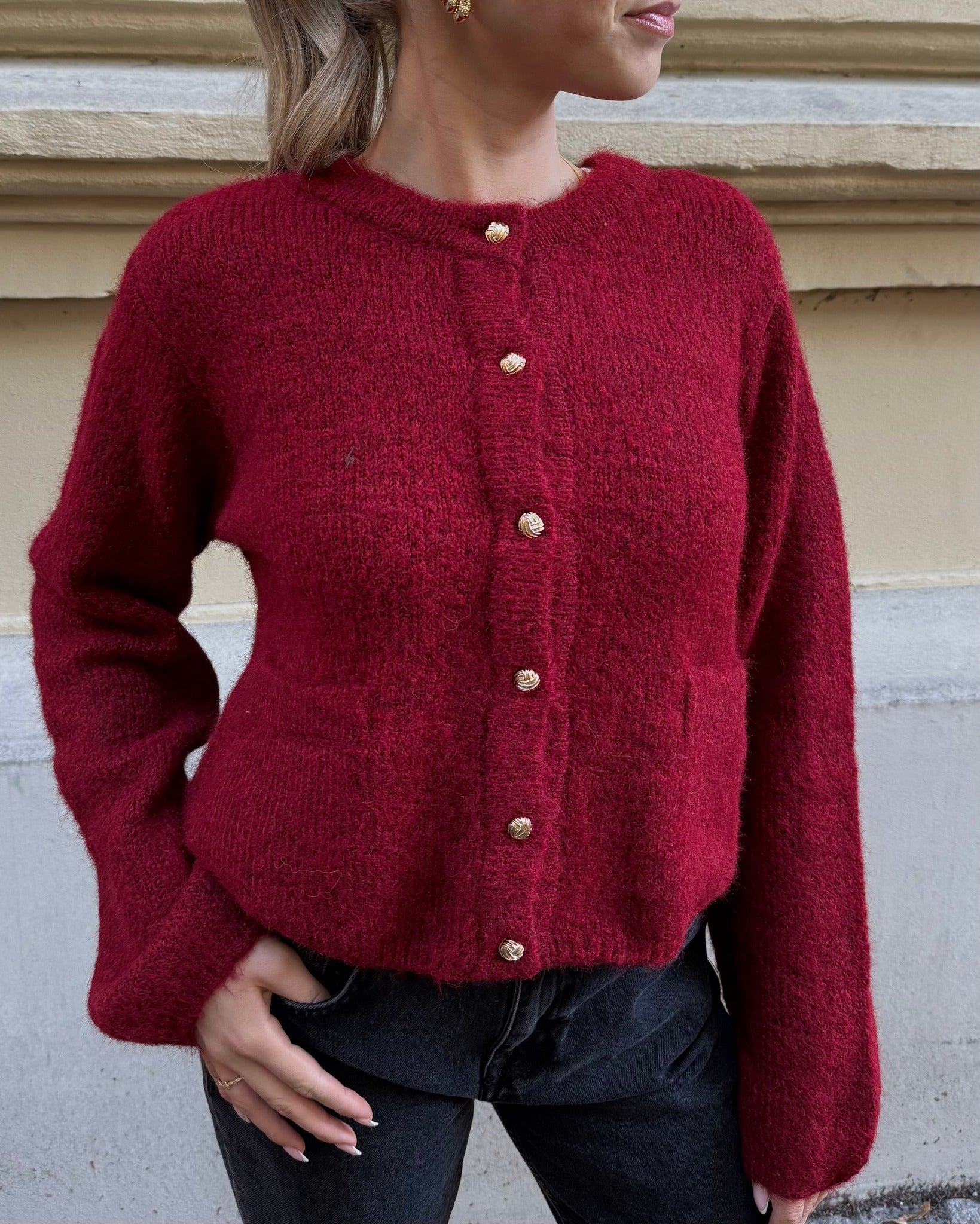 OBJSAGGIA Pullover - Karanda Red